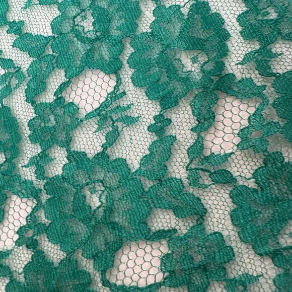 VICTORIA'S SECRET | Vtg GOLD Label Sheer Green Lace Sleep Shirt 80s 90s Sz M/L - Picture 5 of 16